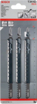 Tikksaetera Bosch Speed for Wood T 344 D - 3 tk