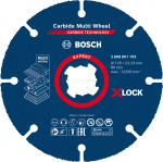 L&otilde;ikeketas Bosch EXPERT Carbide Multi Wheel X-LOCK 125 x 22,23 mm - 10 tk
