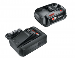 Bosch stardikomplekt 18V 1 x 2,5 Ah, AL18V-44
