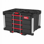 T&ouml;&ouml;riistakast Milwaukee PACKOUT&trade;, nelja sahtliga