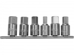 YATO nelikantpadrunite komplekt &otilde;likorkidele 3/8" / 1/2" 6-osaline
