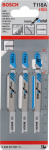 Tikksaetera Bosch Basic for Metal T 118 A - 3 tk