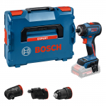 Bosch akutrell-kruvikeeraja EXSR18V-90FC + 3 adapterit, ilma aku ja laadijata