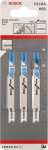 Tikksaetera Bosch Basic for Metal U 118 A - 3 tk