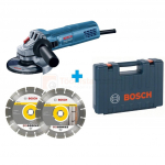 Nurklihvmasin Bosch GWS 880 + kohver ja 2 teemantl&otilde;ikeketast