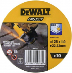 L&otilde;ikeketas DeWalt 125x1,0mm - 10 tk