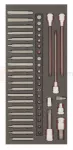 Bahco padrunotsakute komplekt 10 mm, 49-osaline Fit&Go 1/3 - TR, HEX, XZN M, ff1e2503eh
