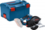 Akumetallisaag Bosch GKM 18V-50 + L-Boxx - ilma aku ja laadijata