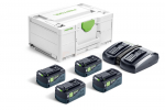 Festool energia-komplekt SYS 18V 4xHP 5,0/TCL 6 DUO