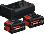 Bosch aku 2 x 5,5 Ah + GAL 12V/18V-80 kiirlaadija