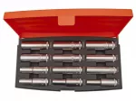 Bahco pikkade padrunite komplekt 1/2" 10-21 mm 12-osaline, s1612l