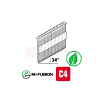P&uuml;stolinael 34&deg; 3,1 &times; 90mm, D-Pea, T&auml;kestatud. M-Fusion, 1240 tk