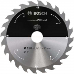 Bosch saeketas 190 x 30 x 1,6 mm z24 - Standard for Wood