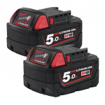 Milwaukee aku M18 B5 2 x 5,0 Ah