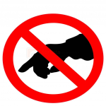 &Auml;ra puutu kleebis 10 x 10 cm