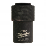 Adapter puidupuuridele Milwaukee 7/16" kuuskant - 1/2" nelikant