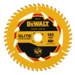 DeWalt saeketas ELITE Fine Finish 165 x 20 mm 48T, DT4101-QZ
