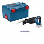 Bosch akuotssaag GSA 18V-28 + L-Boxx, ilma aku ja laadijata