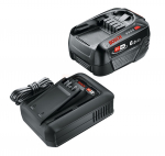 Bosch stardikomplekt 18V 1 x 6,0 Ah, AL18V-44
