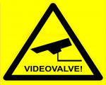 Videovalve kleebis 10 x 10 cm