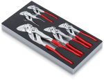 KNIPEX veepumbatangid-mutriv&otilde;tmete komplekt, 5-osaline 00 20 01 V24, 002001V24