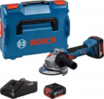 Bosch akunurklihvija GWS 18V-8 + L-Boxx - 2 x 4,0 Ah