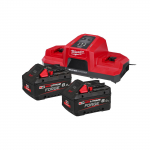 Milwaukee aku M18 FB8 8,0 Ah 2 tk + M18 DBSC laadija