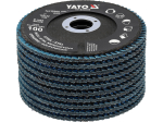 YATO lamell-lihvketas 125 x 22 mm - K100 - 10 tk, YT-833003