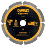 DeWalt saeketas Extreme 216 x 30 mm Z8, kiudtsementplaadile