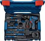 Akutrell Bosch GSR 12V-15 + kruvitsad ja tangid