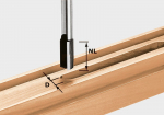 Festool soonefrees HW, 8 mm sabaga - D=10 mm NL=25 mm, kogupikkus=60 mm