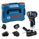 Bosch akutrell-kruvikeeraja GSR 12V-32 FC + 5 adapterit, ilma aku ja laadijata