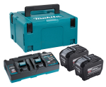 Makita komplekt XGT 40 V 2 x BL4080H + DC40RB laadija + MakPac nr 3, PSKGPE2J