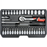 Yato padrunv&otilde;tmete komplekt 1/4" 38-osaline
