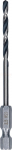 Metallipuur Bosch HSS PointTeQ DIN 338, 1/4" kuuskantsabaga - 6 x 98 mm