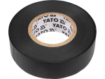 YATO isoleerteip 15 x 0,13 mm x 20 m, must