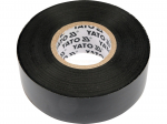 YATO isoleerteip 25 x 0,19 mm x 20 m, must