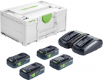 Festool energia-komplekt SYS 18V 4x4,0/TCL 6 DUO