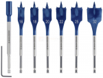 Lapikute puidupuuride komplekt Bosch EXPERT Self Cut Speed 16/18/20/22/25/32 mm, 7-osaline