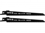 YATO otssaetera 150 mm 8 TPI HCS, puidule - 2 tk