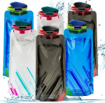 Kokkuvolditavad joogipudelid 700ml, 6 tk