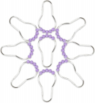 Dushikardina r&otilde;ngad metallist helelillad