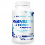 AllNutrition Magnesium 5 Forms + B6 (P-5-P) 100 kaps.