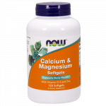 NOW Calcium - Magnesium with Vitamin D and Zinc  120kaps