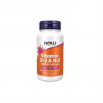 NOW Foods Vitamin D3 - K2 (120 kaps.)