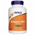 NOW Betaine HCL 120 caps