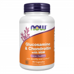NOW Glucosamine - Chondroitin with MSM 90 caps