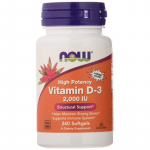 NOW Vitamin D3 2000  240 caps.