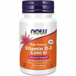 NOW Vitamin D3 5000  240 kaps.