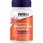 NOW Vitamin D-3 4000 IU 120 softgels